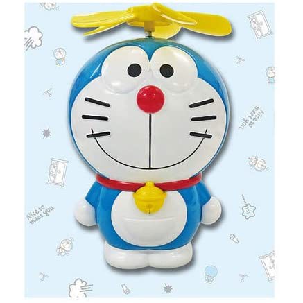 日本正版哆啦a夢doraemon 立體人形手搖扇趣味玩具wendystore 蝦皮購物