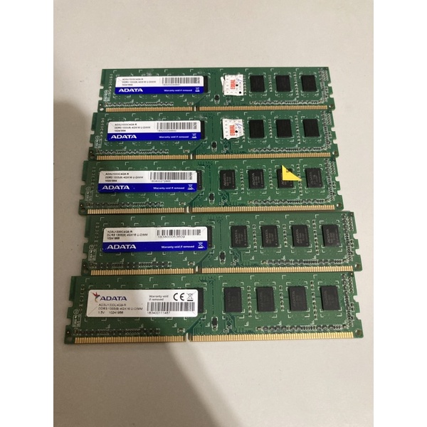 威鋼 ADATA  DDR3 4g 1333 桌上型記憶體 ram 雙面顆粒