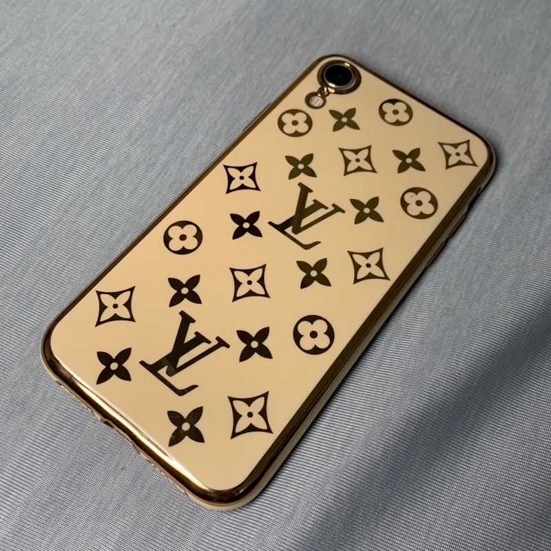 iPhone XR 金色LV造型手機殼 軟殼