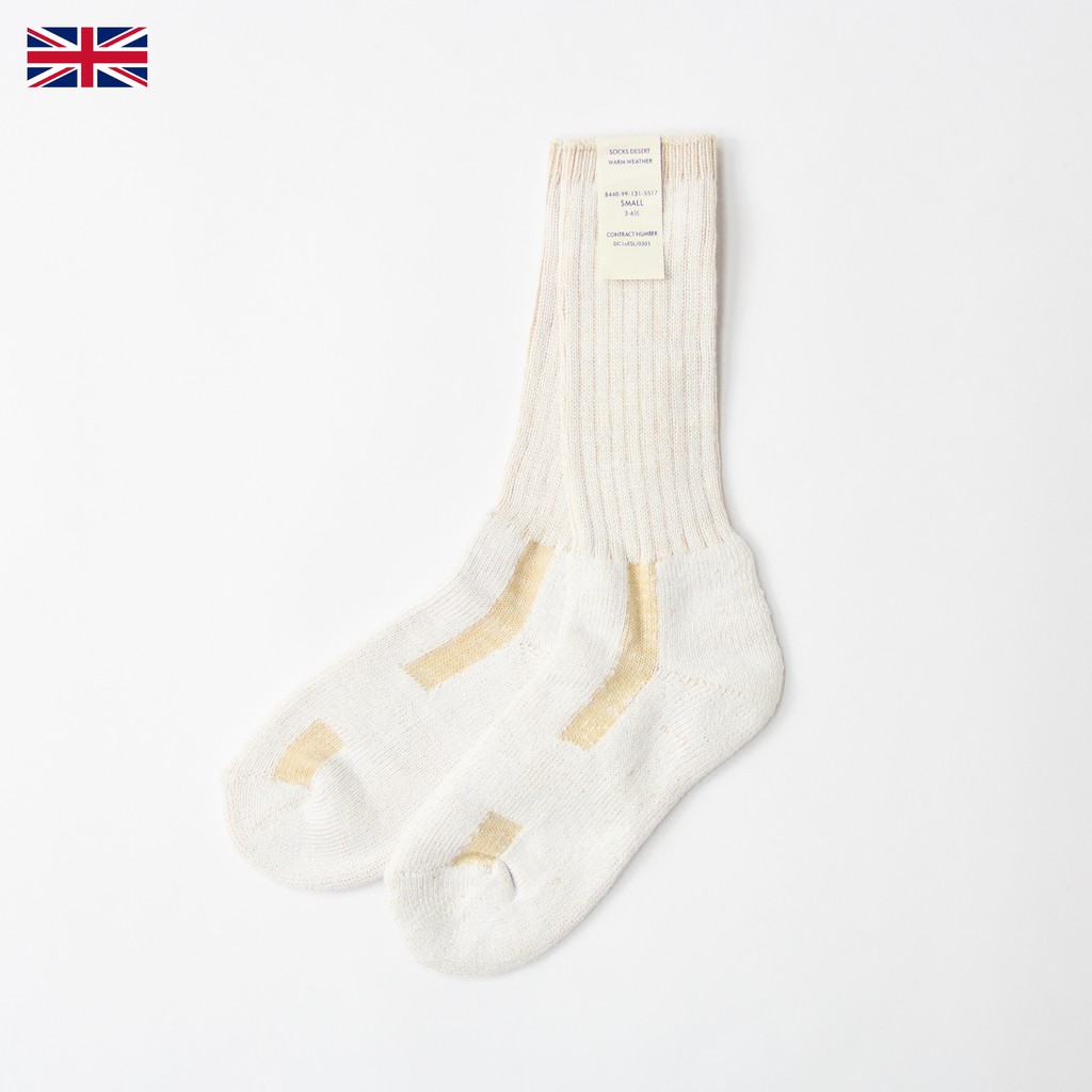 英軍公發 白色中筒襪 British Army PCS Warm Weather Socks White 長襪 襪子