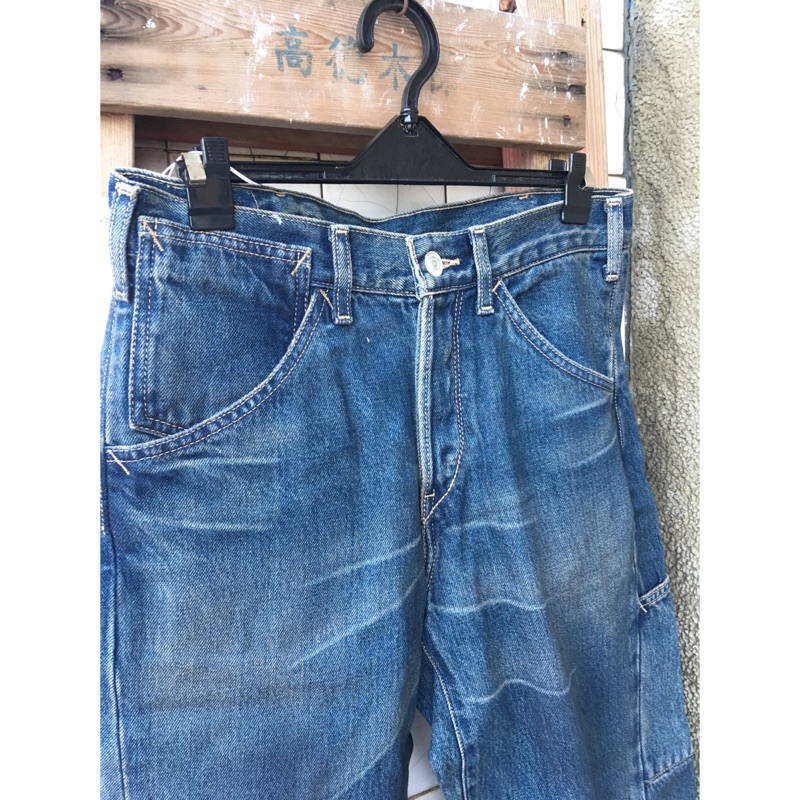 W28 全新 Levis 絶版 立體剪裁 S 牛仔短褲 Levi's 高腰短褲 3D短褲 丹寧牛仔褲 寬鬆大腿 顯瘦