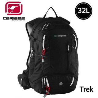 Caribee Trek 32L專業登山背包/黑色CB-6061