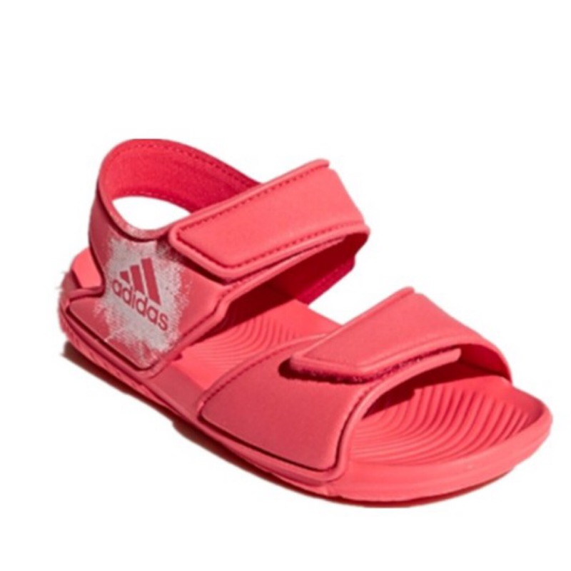 ADIDAS 小童女 運動防水輕量 涼鞋 魔鬼氈設計 方便 現貨 台灣公司貨 售價990 BA7868