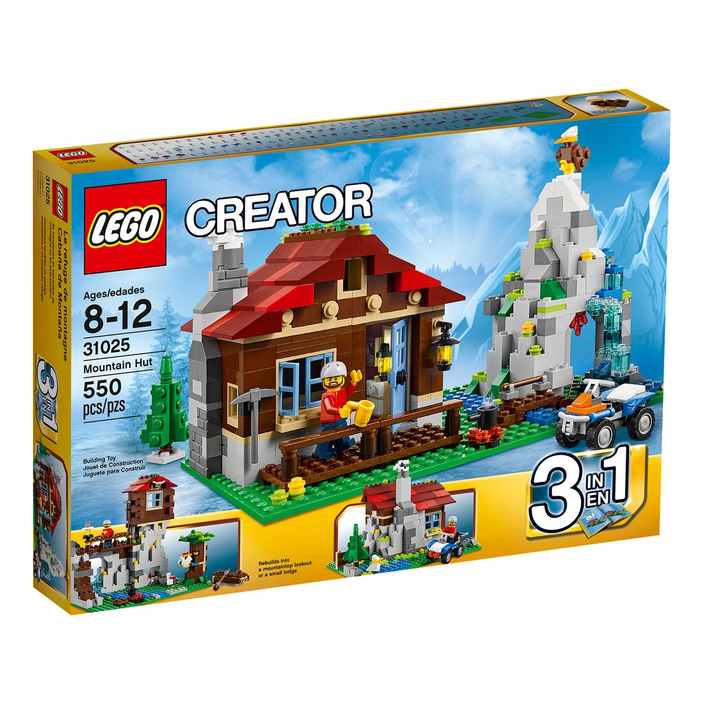 含盒全新未拆現貨 LEGO Creator 創意系列 31025 Mountain Hut (絕版) 最後一組