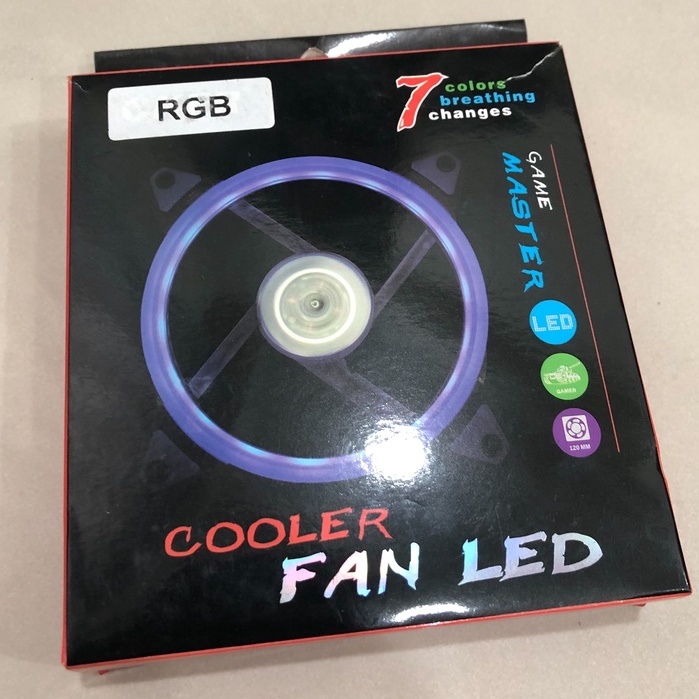 KER COOLER FAN LED 120 RGB 環形燈 機殼風扇 風扇 二手 小店舖