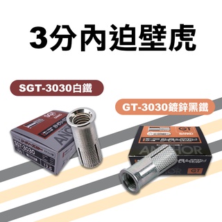 三幸 3分內迫 壁虎 3/8" 內牙壁虎 3分螺桿 膨脹螺絲 錨栓 三分 GT-3030 12.5mm 螢宇五金