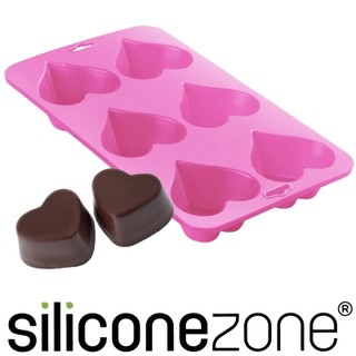 【幸福烘焙材料】 Siliconezone 施理康耐熱大愛心造型巧克力模 冰模 CM 03845 AS