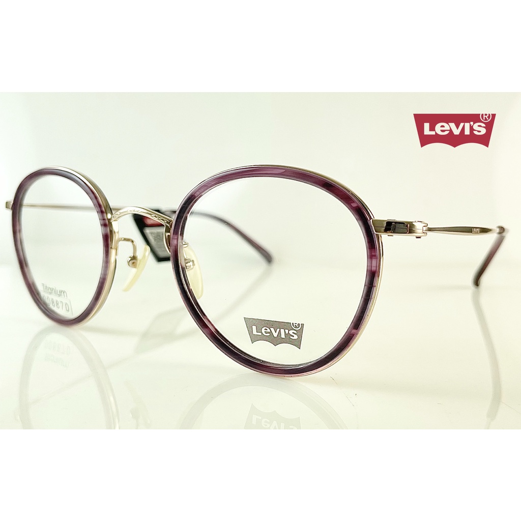 ☆高雄眼鏡站☆ 結束代理4折出清 全新正品 levis 純鈦光學眼鏡 LS94027 c04優惠折扣中