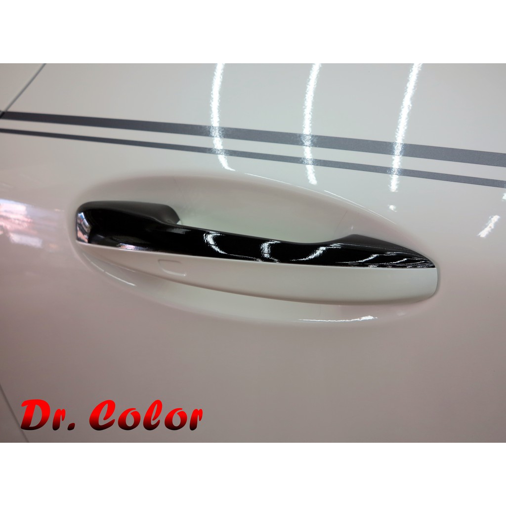 Dr. Color 玩色專業汽車包膜 M-Benz E53 Coupe 高亮黑_手把/鴨尾