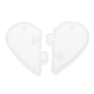 NICE Heart Lock 矽膠模具拼圖環氧樹脂吊墜模具矽膠樹脂模具