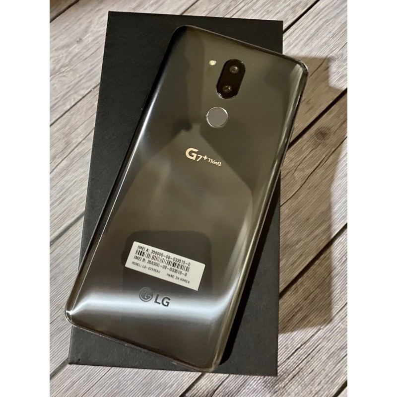 LG G7+ ThinQ 6G/128G 極光黑 韓版 盒裝 功能正常 非 G7 G6 G8 G8X V50 V60