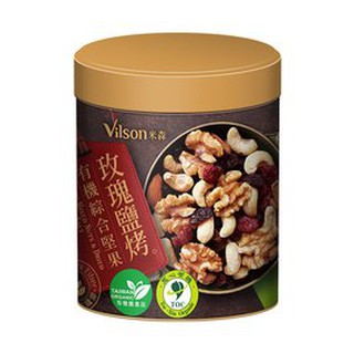 米森 vilson】玫瑰鹽烤-有機綜合堅果(150g/罐