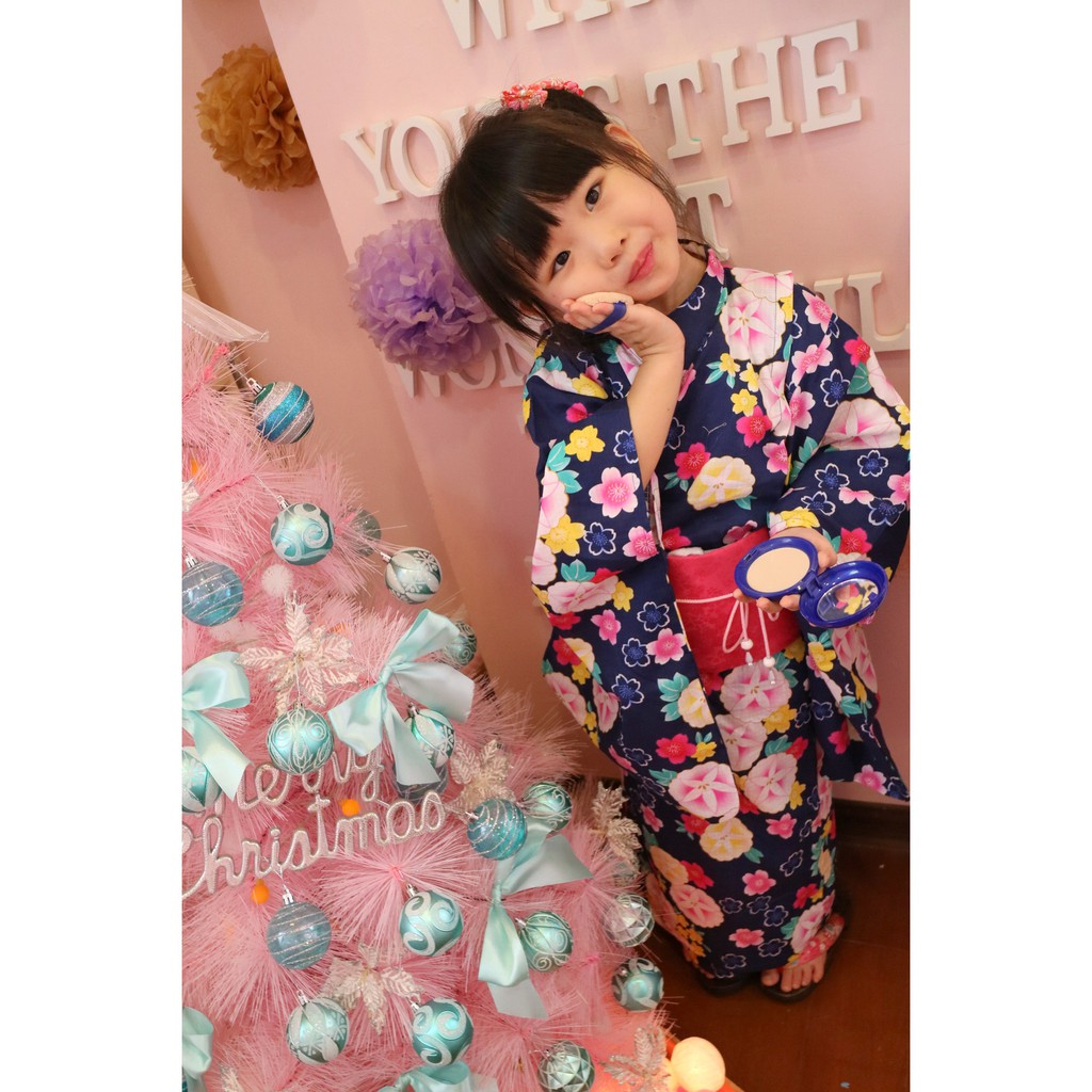 過年【i-503日本和服】🌸親子裝 和服🌸 兒童 浴衣 出口日本 130碼