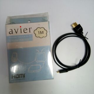 Avier HDMI線 轉micro 1M