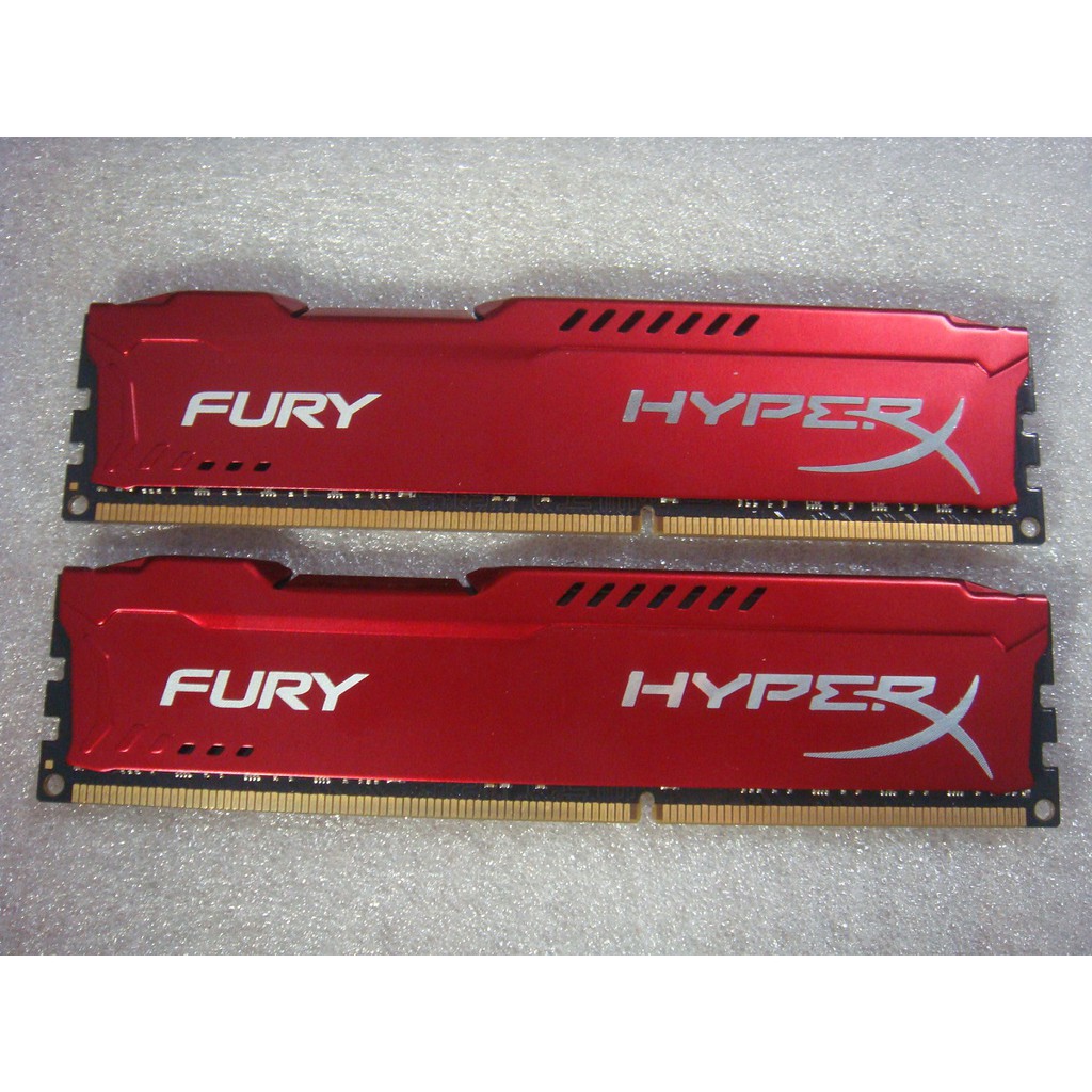 HyperX FURY DDR3-1866 8G*2 超頻記憶體 紅色版本