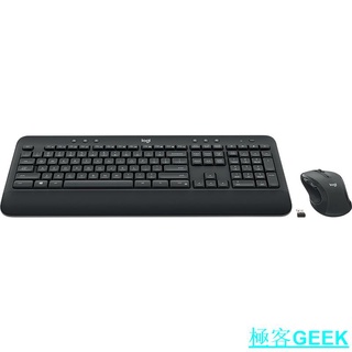 羅技Logitech MK545 雷射無線鍵盤滑鼠組/Unifying接收器/極客GEEK