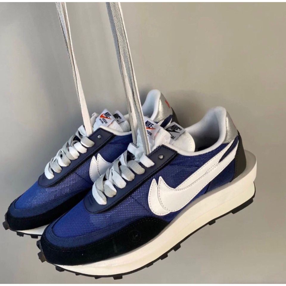 全新Fragment x Sacai x Nike LDWaffle 白藍藤原浩聯名DH2684-400 ...