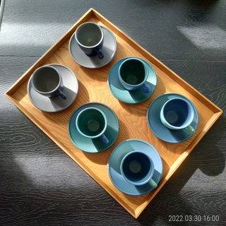 【HP瓷器】現貨 莫蘭迪100cc卡布奇諾6客濃縮咖啡杯組