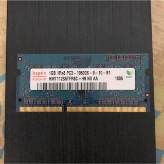 ［出清］DDR3 10600S 筆電用記憶體（1G）