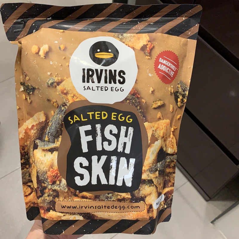 IRVINS 鹹蛋黃魚片 230g(大) 新加坡