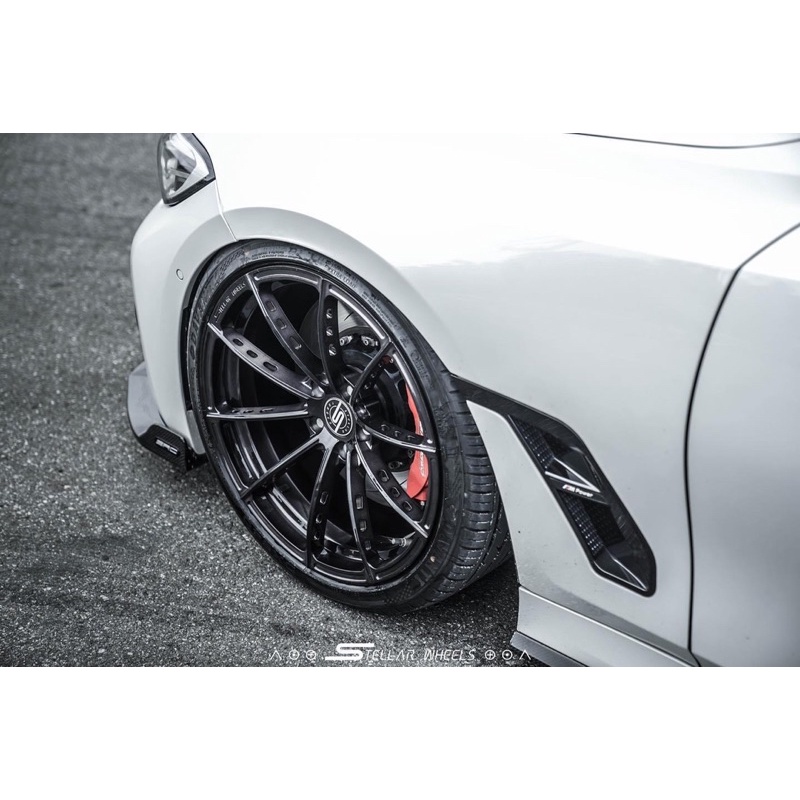 【XING QING】Stellar Wheels STL9”單片鍛造鋁圈、洞洞鋁圈、鍛造鋁圈、BMW G20 328i