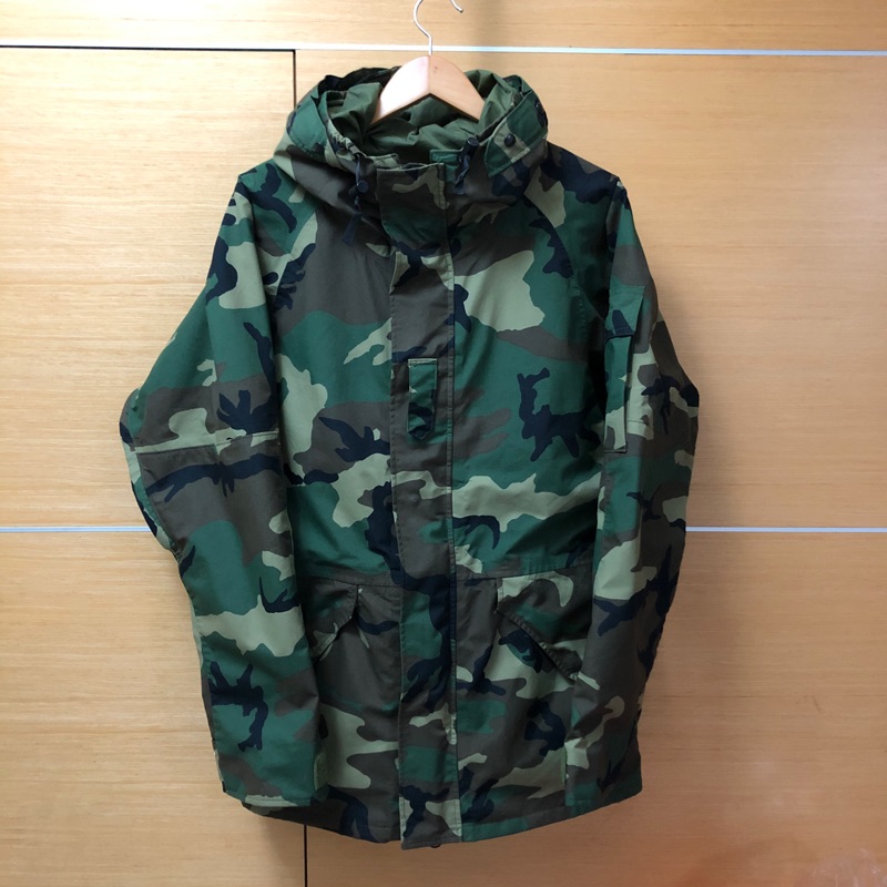 美軍公發 第一代 ECWCS 迷彩 GORE-TEX 防風 防水 防寒 外套 尺寸 M-L 美軍流出品