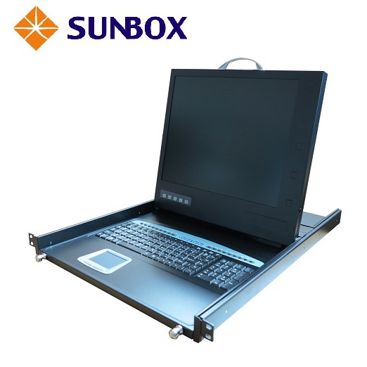 SUNBOX 17吋LCD + 32埠IP型 KVM (SKL1532I-17)