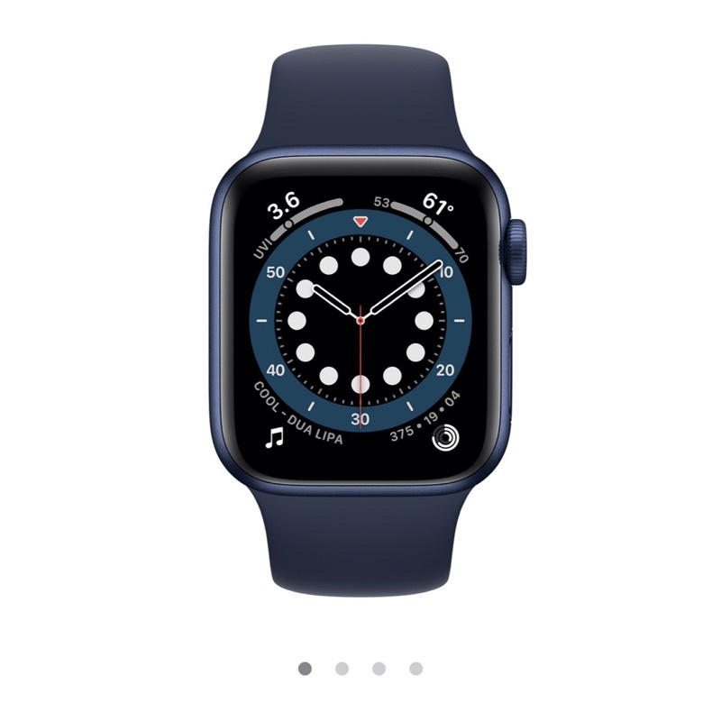 Apple Watch Series 6 (GPS) 40mm 藍色鋁金屬錶殼+藍色錶帶(MG143TA/A)