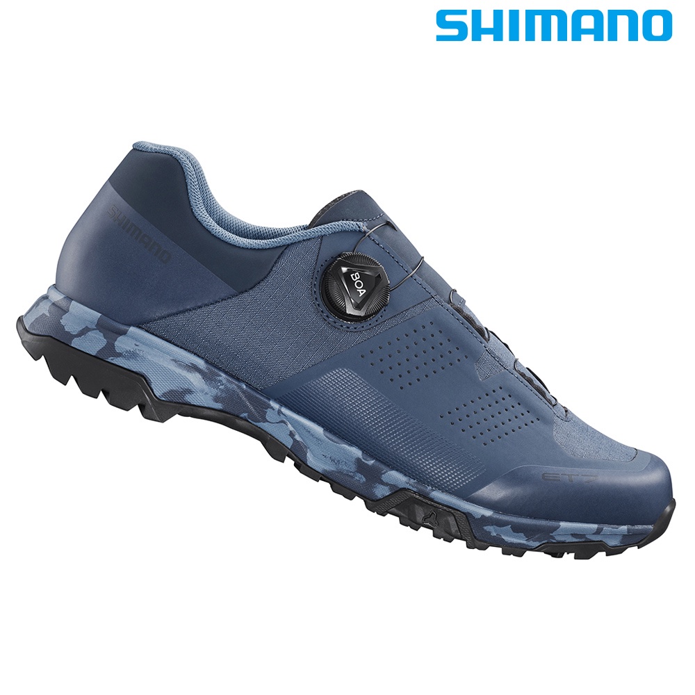 SHIMANO SH-ET700 自行車硬底鞋 / 藍 (一般款) E-BIKE 電動車車鞋 旅行車鞋 自行車鞋