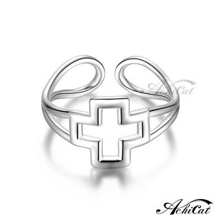 AchiCat．925純銀耳環．俏麗可愛．十字架．耳夾．無洞耳環．單邊單個價格．生日禮物．GS8039