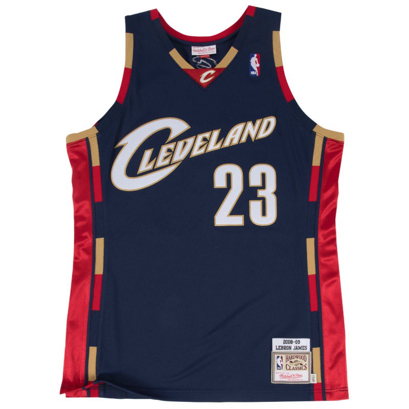 NBA球衣 LeBron James 騎士復古海軍藍 M&amp;N Authentic 球員版 全新含吊牌