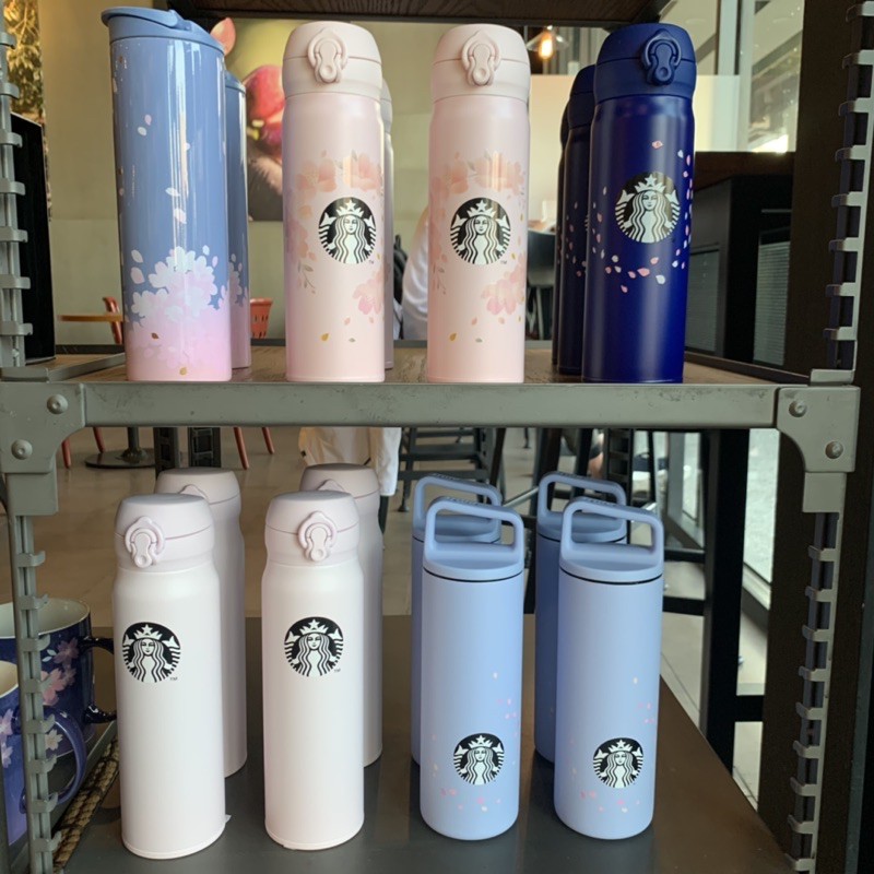 台灣星巴克櫻花杯星巴克21隨行杯保溫杯保溫水壺水瓶不銹鋼杯 蝦皮購物