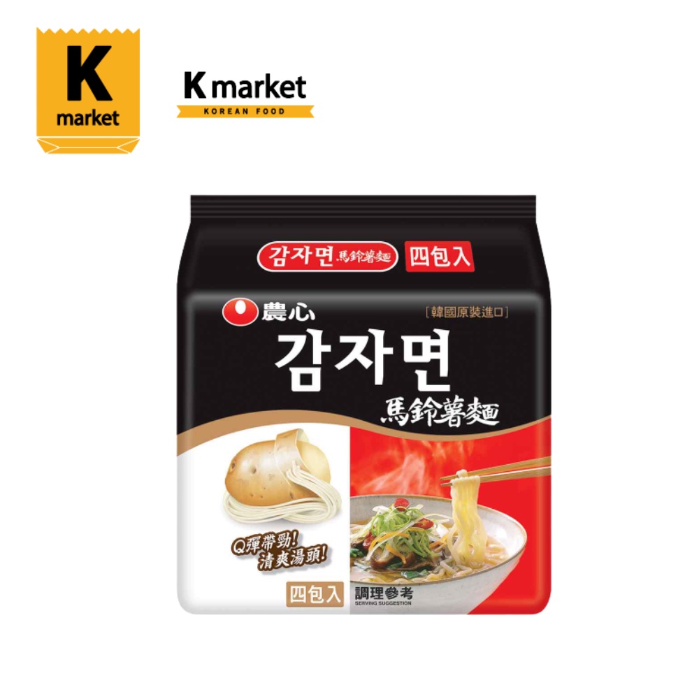 【Kmarket】韓國農心馬鈴薯麵4入 人氣泡麵 Nongshim