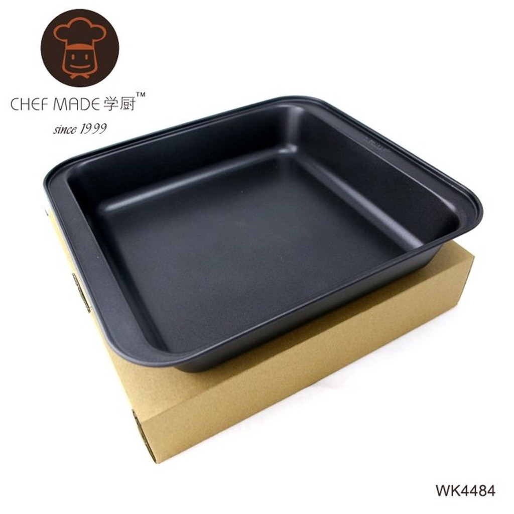愛廚房~WK4484標準黑9.5吋費克斯正方形蛋糕模/烘培/學廚//不沾黏/I-Kitchen