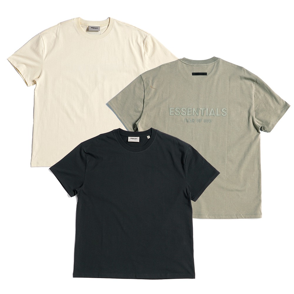 Fear Of God ESSENTIALS S/S TEE FOG 2021SS 短袖上衣 短T T恤 背後字體