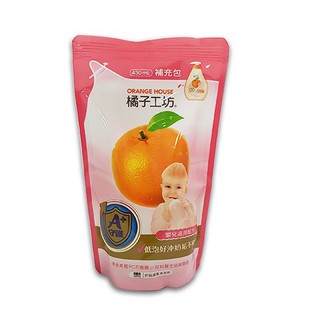 小闆娘の店~橘子工坊奶瓶蔬果清潔劑補充包430ml