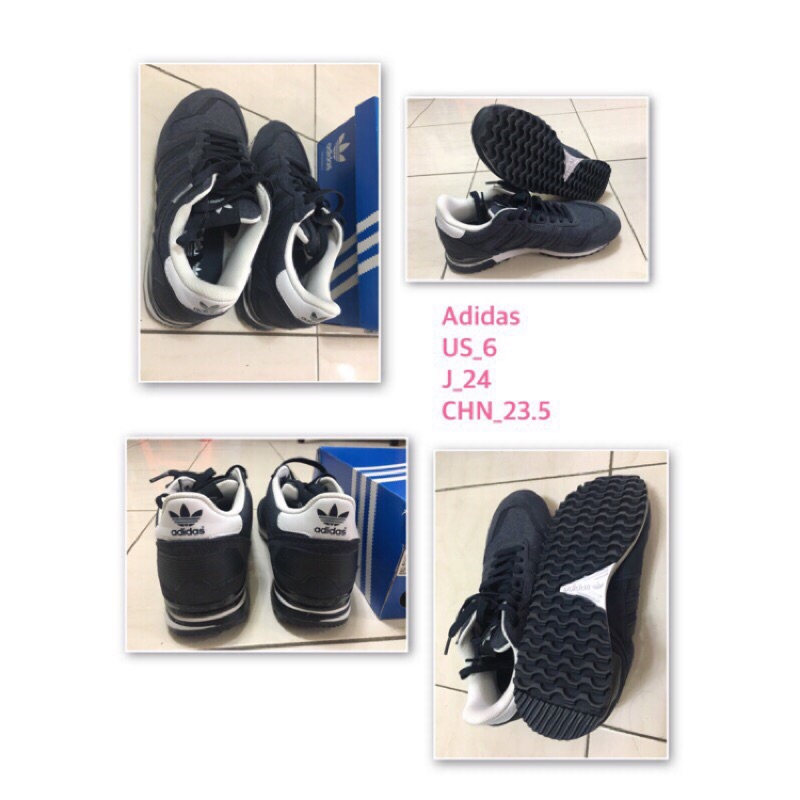 Adidas ZX700 女生休閒慢跑鞋 us6