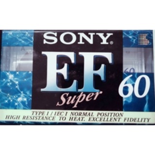 Sony EF super空白錄音帶 60分鐘 C-60EFA