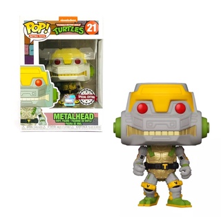 （卡司旗艦） FUNKO POP 21 忍者龜 TMNT 機械龜 機械忍者龜 METALHEAD 限定版