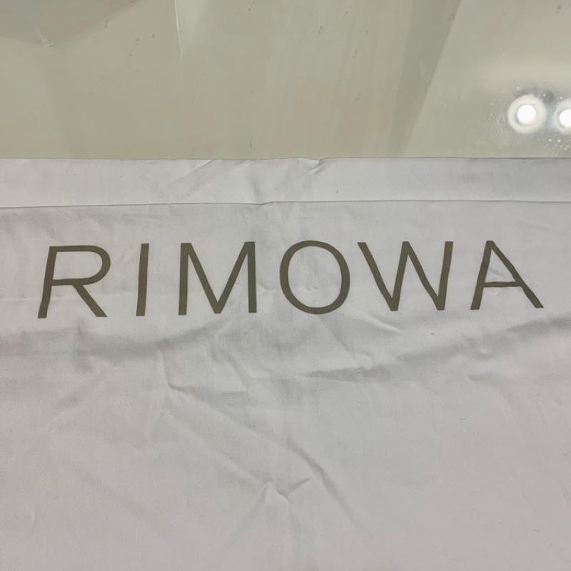 全新真品 RIMOWA  專用行李箱 白色 棉布  束口套保護套、防塵套、防刮保護套 29、30吋可用