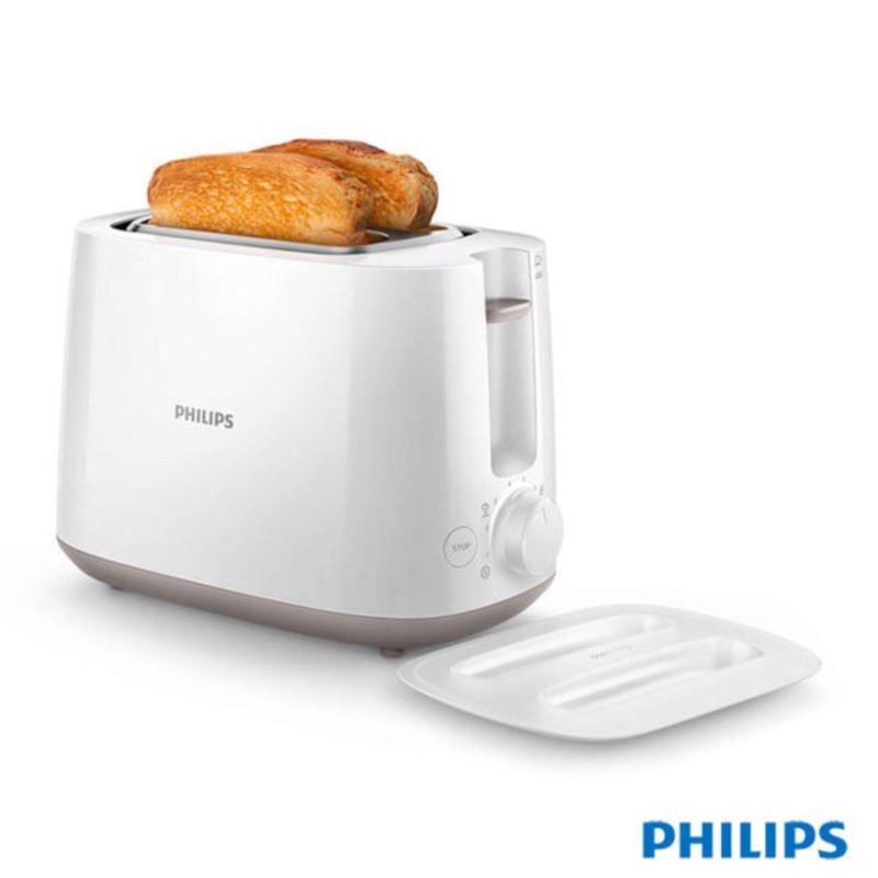 【PHILIPS飛利浦】電子式智慧型厚片烤麵包機HD2582/02(白)