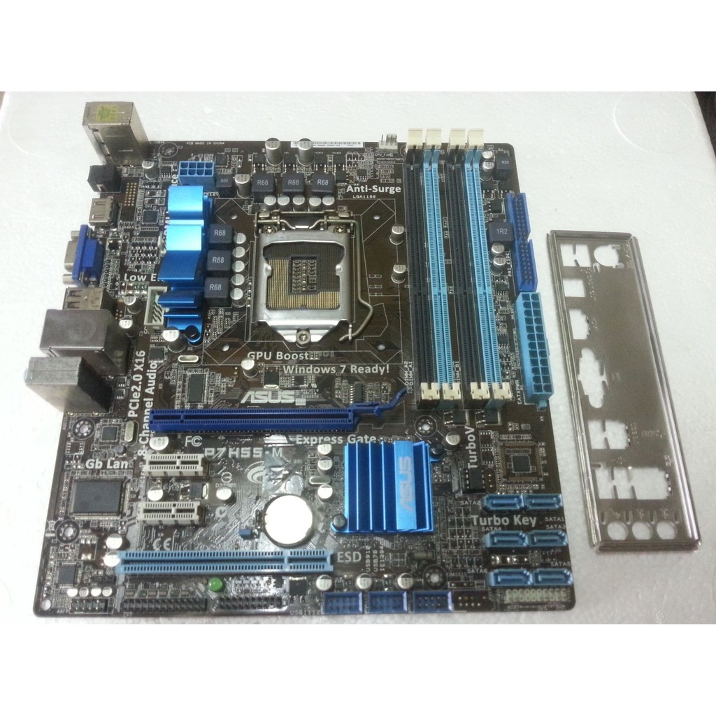 ASUS P7H55M 1156腳位主機板