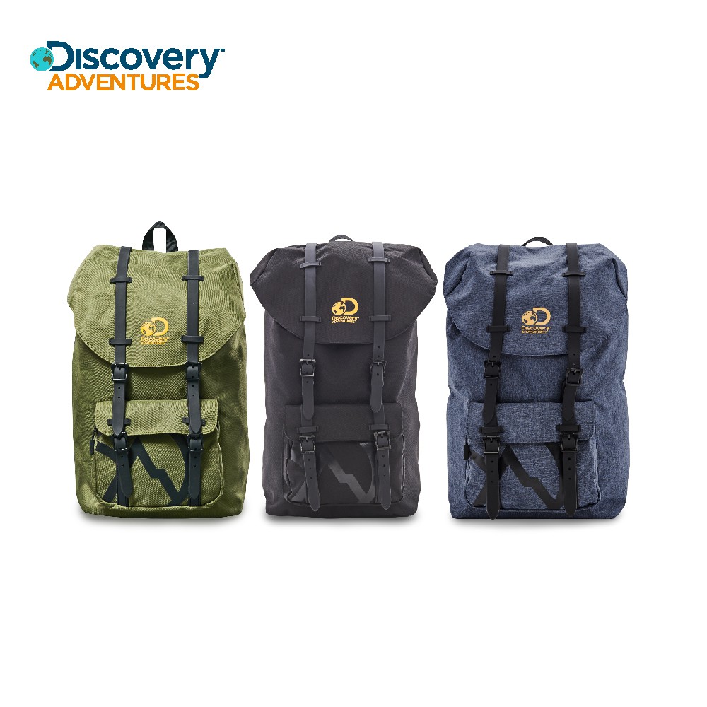 【Discovery Adventures】都會旅行後背包三色可選_綠/黑/藍