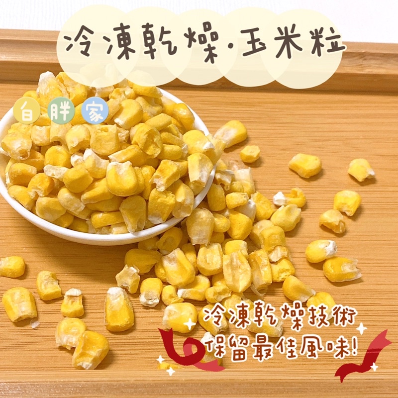 【白胖家】冷凍乾燥玉米粒 / 倉鼠 零食 點心