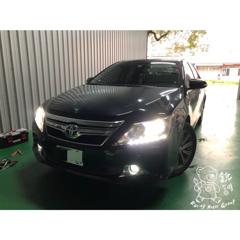 銳訓汽車配件精品 7代 Camry 安裝 GTR十五 LED魚眼霧燈 獨特三色光源-白光、檸檬黃、融合光