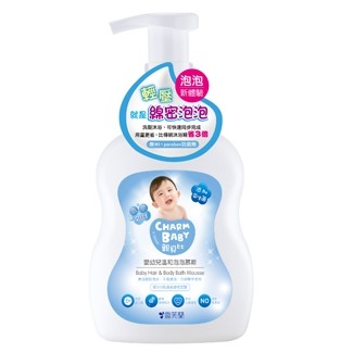 親貝比 嬰幼兒 溫和泡泡慕斯(洗髮沐浴2合1) 500ml★千寶屋★