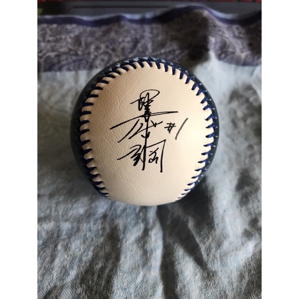 NPB 日本職棒 火腿鬥士隊 陽岱鋼 紀念球 LOGO球 印刷簽名球 二手舊物 意者下標