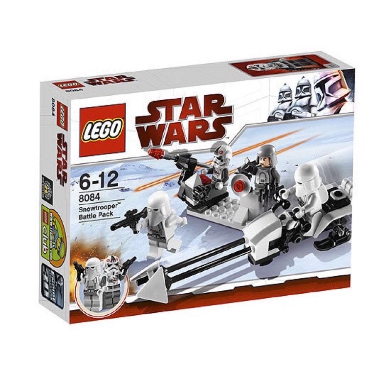 ®️樂高 LEGO® 8084 星際大戰  Snowtrooper Battle Pack 全新未拆封 盒損