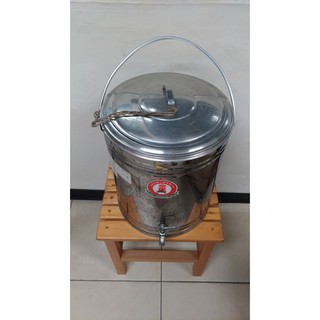 [需自取]金馬牌白鐵保溫茶桶 12公升