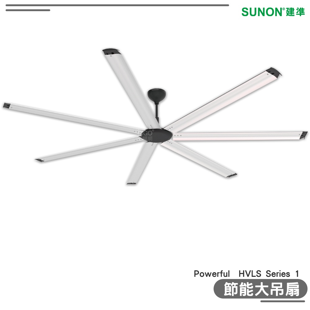 SUNON 節能大吊扇 Powerful HVLS Series 1 工業吊扇 吊掛扇 涼扇 電風扇 吊扇 節能扇